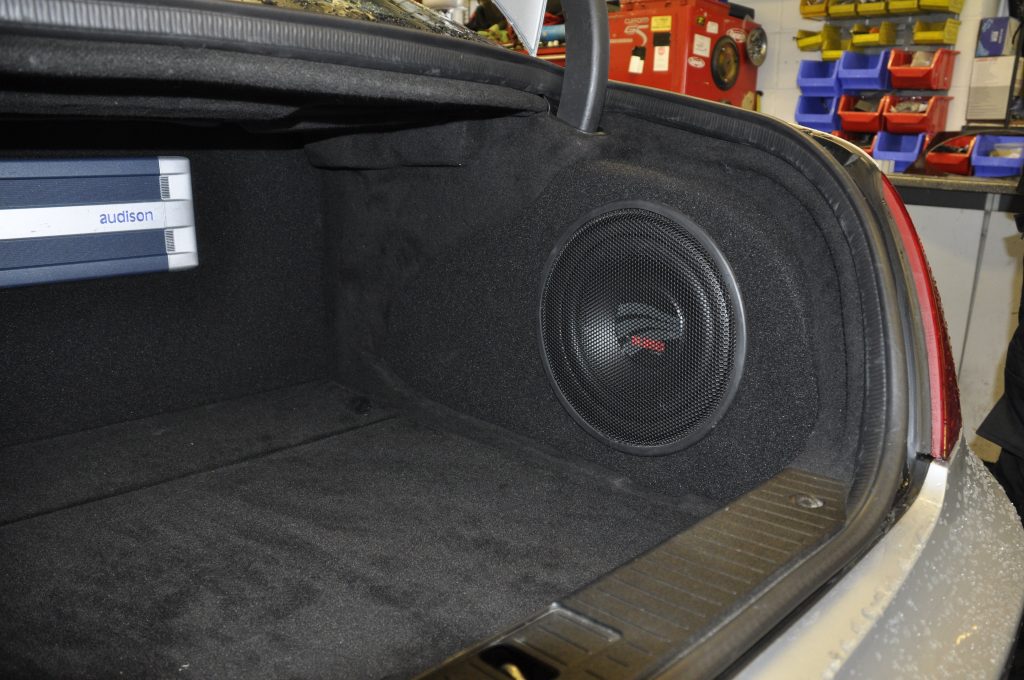 What is a subwoofer? custom built enclosure in a Mercedes